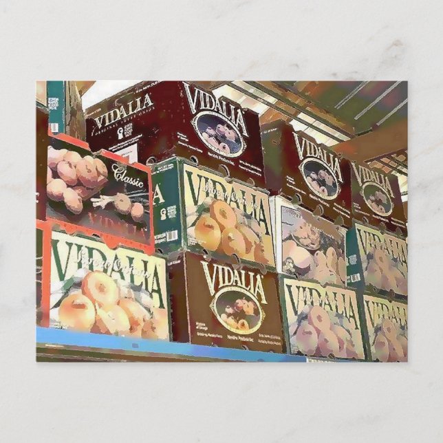 Onions Postcard (Front)