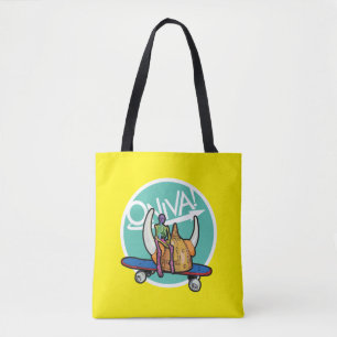 ONIVA! Squelette Viking Shoulder Tote Bag