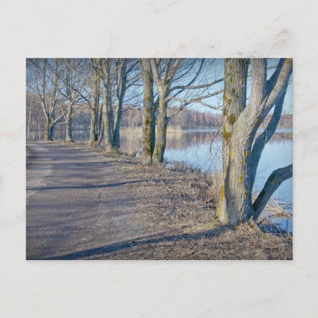 Onkilahti in April CC0126 Vaasa Postcard (Front)