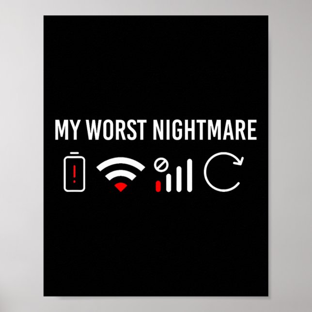 Online Clothes Computer Video Game Geek My Worst S Poster (Front)