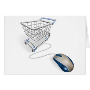Online internet shopping concept