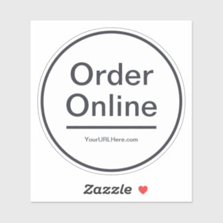Online Ordering - Window Decal