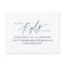 Online RSVP, Modern Simple Navy Blue Calligraphy