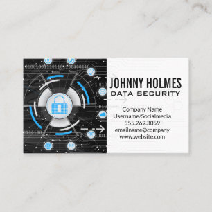 Online Security   Cyber Technology Business Card