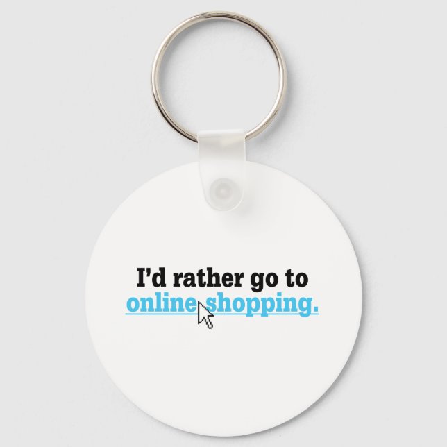 Online Shopping Key Ring (Front)