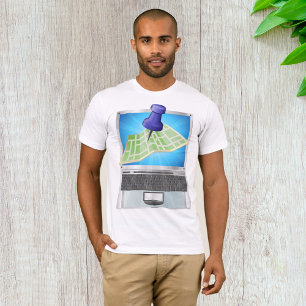 Online Street Map Mens T-Shirt
