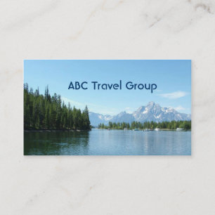 Online travel company business card. card