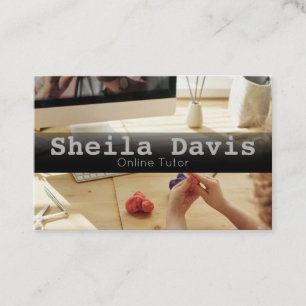 Online Tutor business card