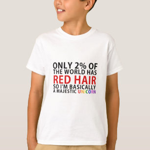 Only 2 Percent of the World has Red Hair So Im T-Shirt