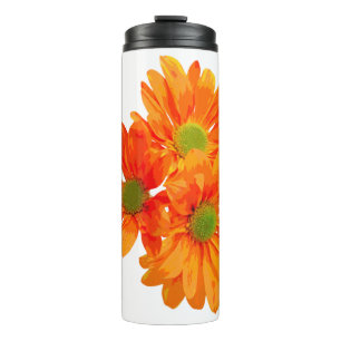 Only 3 Gerbera Blossom + your backgr. & ideas Thermal Tumbler