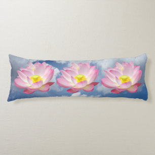 Only a Lotus Blossom + your text & ideas Body Cushion