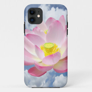 Only a Lotus Blossom + your text & ideas iPhone 11 Case