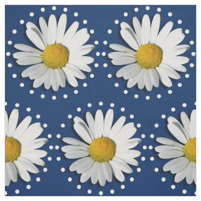 Only a Marguerite Blossom + your backgr. & ideas Fabric (Swatch)