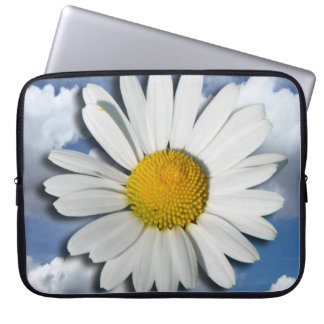 Only a Marguerite Blossom + your text & ideas Laptop Sleeve