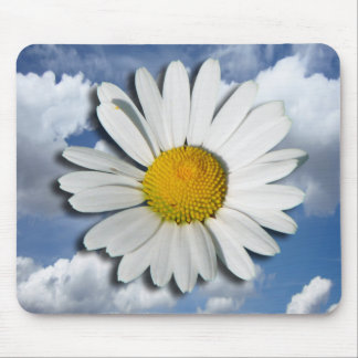 Only a Marguerite Blossom + your text & ideas Mouse Pad