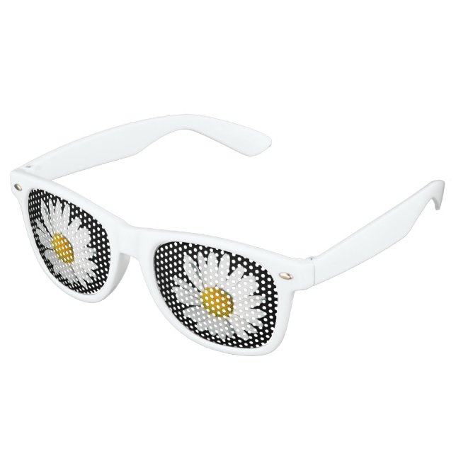 Only a Marguerite Blossom + your text & ideas Retro Sunglasses (Angled)