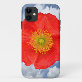 Only a Poppy Blossom + your text & ideas iPhone 11 Case