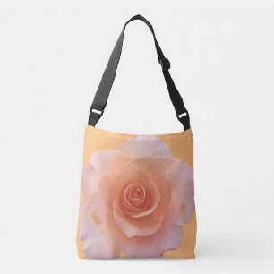 Only a Rose Blossom + your backgr. & ideas Crossbody Bag