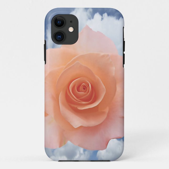 Only a Rose Blossom + your text & ideas Case-Mate iPhone Case (Back)