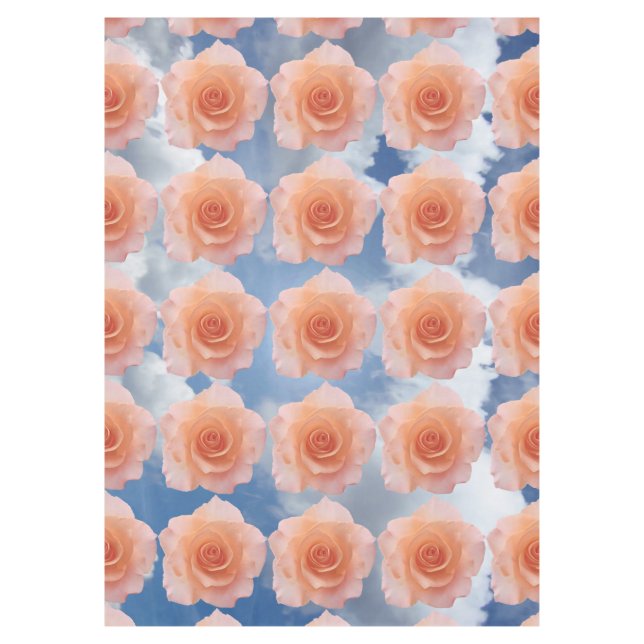 Only a Rose Blossom + your text & ideas Tablecloth (Front)