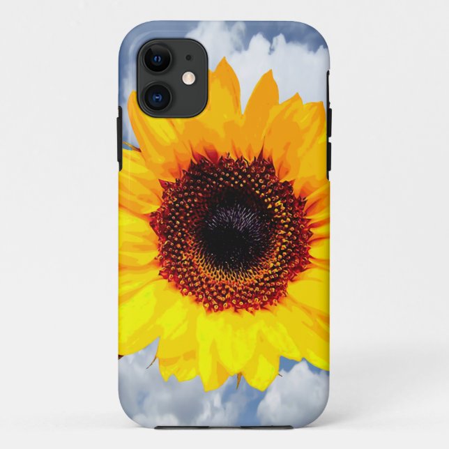Only a Sunflower Blossom + your text & ideas Case-Mate iPhone Case (Back)