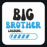 Only Child Big Brother 2024 Square Sticker<br><div class="desc">Only Child Big Brother 2024,  Im Going To Be a Big Brother 2024,  Promoted To Big Brother 2024 Is A Perfect Gift For Big Brother 2024,  Big Brother Announcement,  Pregnancy Announcement,  Perfect Gift For Birthday,  Great For Kids
Lightweight,  Classic fit,  Double-needle sleeve and bottom hem</div>