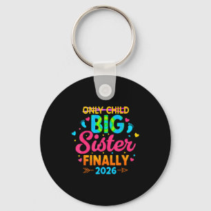 Only child big sister finally 2026 announcement key ring