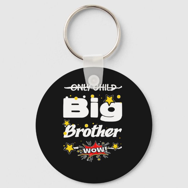 Only Child Brother Comic Sticker  Key Ring (Front)