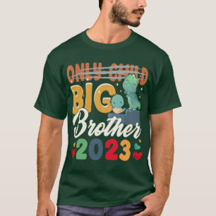 Only child crossed out big brother 2023 pregnancy T-Shirt