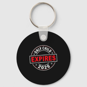 Only child expires 2026 pregnancy announcement key ring
