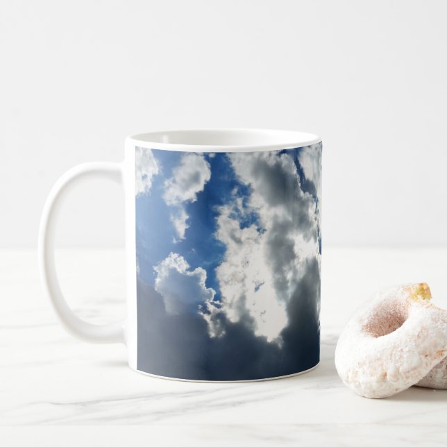 Only clouds coffee mug (With Donut)