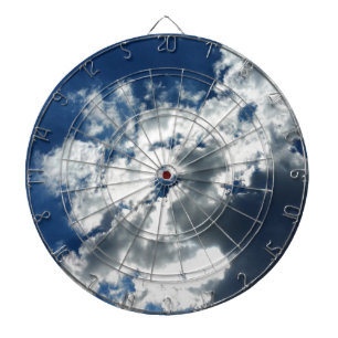 Only clouds dartboard