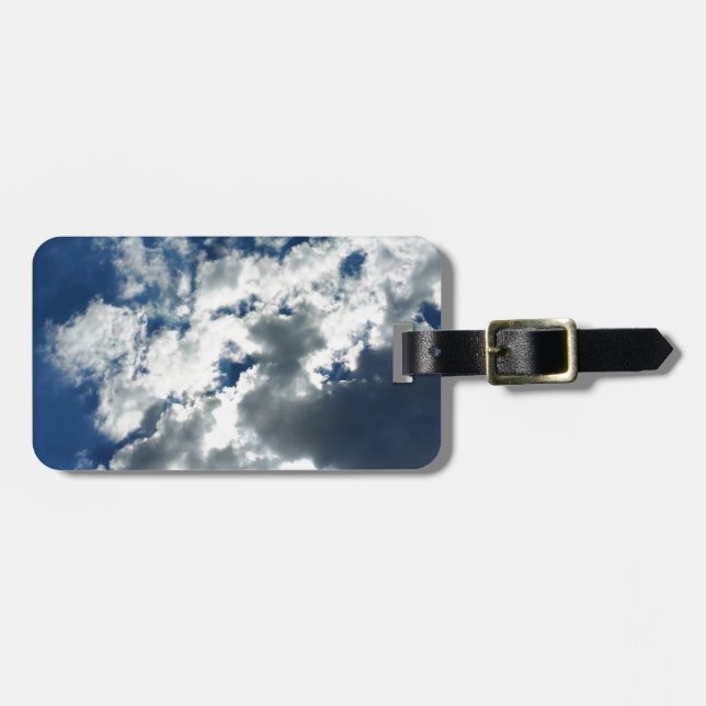 Only clouds luggage tag (Front Horizontal)