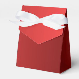 ONLY COLOR gradients - fire red Favour Box