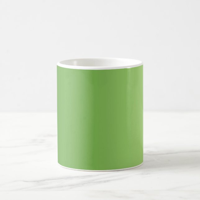ONLY COLOR gradients - green Coffee Mug (Center)