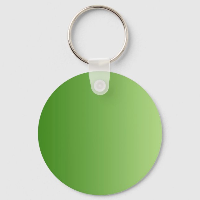 ONLY COLOR gradients - green Key Ring (Front)