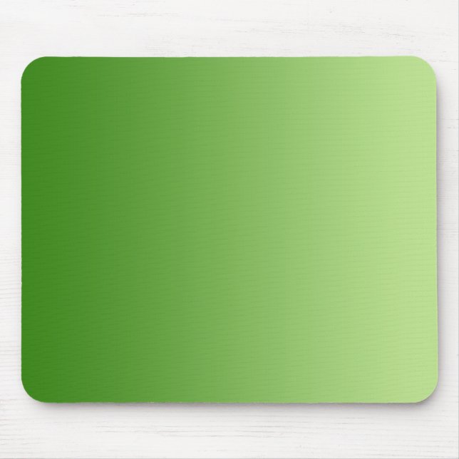 ONLY COLOR gradients - green Mouse Pad (Front)