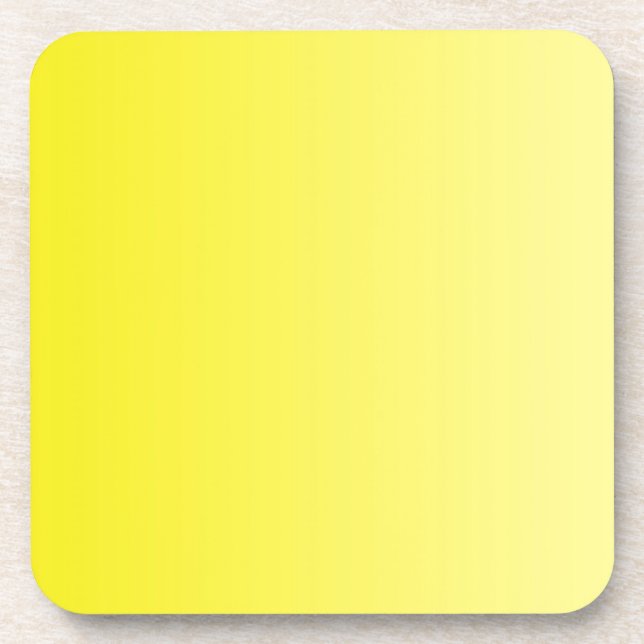 ONLY COLOR gradients - lemon Coaster (Front)