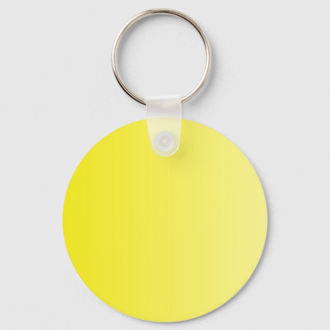 ONLY COLOR gradients - lemon Key Ring (Front)