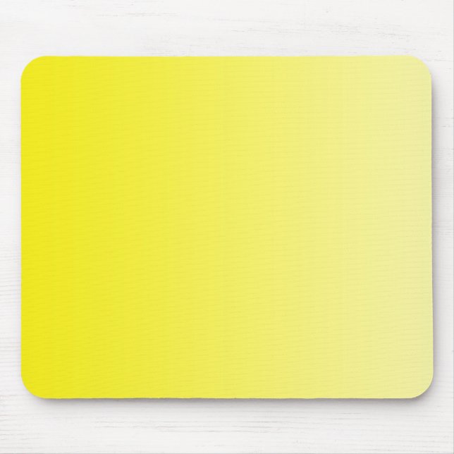 ONLY COLOR gradients - lemon Mouse Pad (Front)