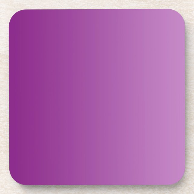 ONLY COLOR gradients - magenta Coaster (Front)
