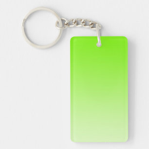 ONLY COLOR gradients - neon green Key Ring