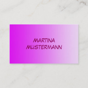 ONLY COLOR gradients - neon pink Business Card