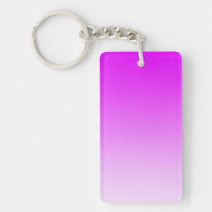 ONLY COLOR gradients - neon pink Key Ring
