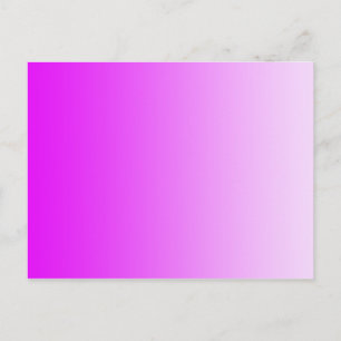ONLY COLOR gradients - neon pink Postcard