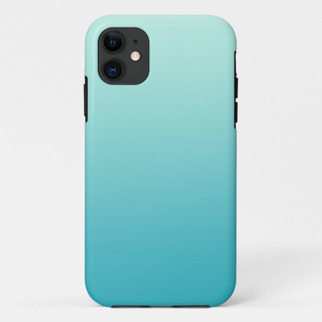 ONLY COLOR gradients - ocean blue Case-Mate iPhone Case (Back)