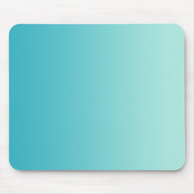 ONLY COLOR gradients - ocean blue Mouse Pad (Front)