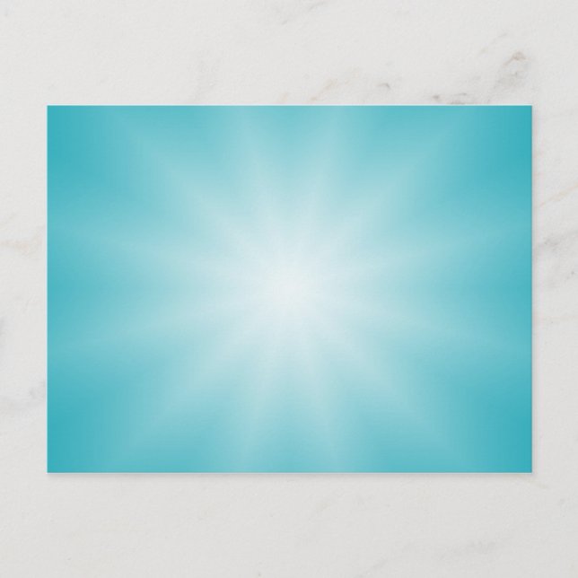 ONLY COLOR gradients - ocean blue Star Postcard (Front)