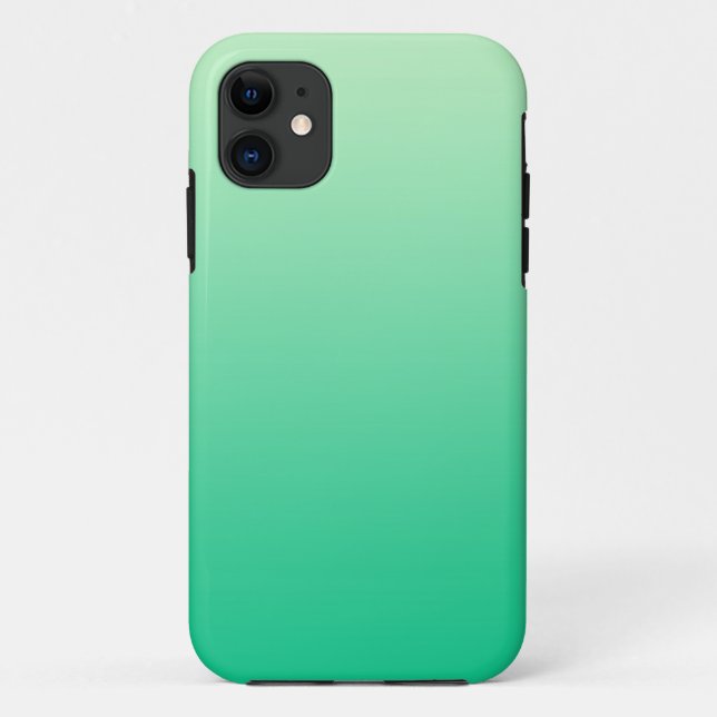 ONLY COLOR gradients - ocean green Case-Mate iPhone Case (Back)