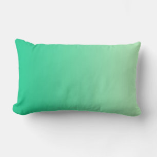 ONLY COLOR gradients - ocean green + violet Lumbar Cushion